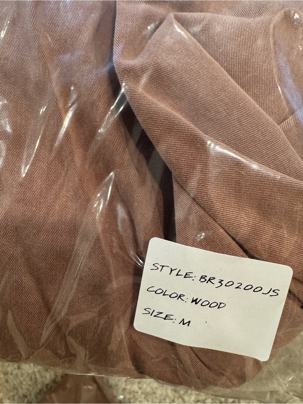 BlueVelvet NWT Oversized Bloomer Jumpsuit Mineral Wash Wood - Picture 9 of 14